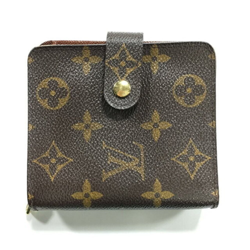Louis Vuitton Compact Zip Round Wallet Monogram